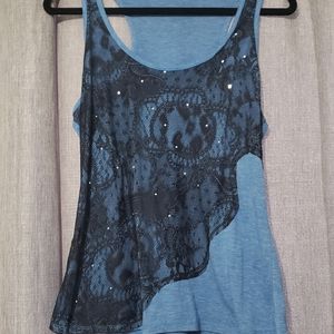 Blue Lace Tank